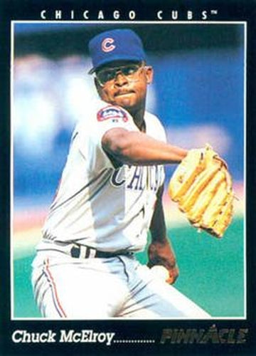 #341 Chuck McElroy - Chicago Cubs - 1993 Pinnacle Baseball