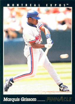 #346 Marquis Grissom - Montreal Expos - 1993 Pinnacle Baseball