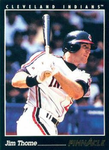 #348 Jim Thome - Cleveland Indians - 1993 Pinnacle Baseball