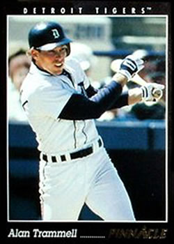 #353 Alan Trammell - Detroit Tigers - 1993 Pinnacle Baseball
