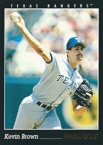 #356 Kevin Brown - Texas Rangers - 1993 Pinnacle Baseball