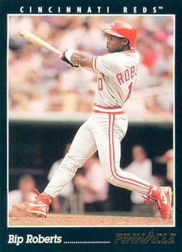 #358 Bip Roberts - Cincinnati Reds - 1993 Pinnacle Baseball