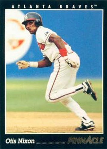 #35 Otis Nixon - Atlanta Braves - 1993 Pinnacle Baseball