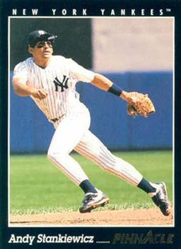 #363 Andy Stankiewicz - New York Yankees - 1993 Pinnacle Baseball