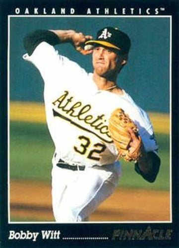 #365 Bobby Witt - Oakland Athletics - 1993 Pinnacle Baseball