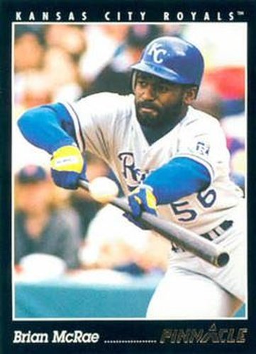 #367 Brian McRae - Kansas City Royals - 1993 Pinnacle Baseball