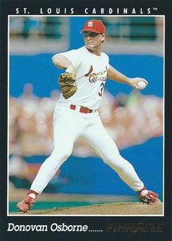 #370 Donovan Osborne - St. Louis Cardinals - 1993 Pinnacle Baseball