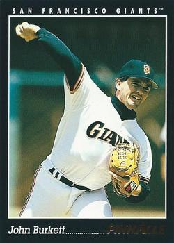 #375 John Burkett - San Francisco Giants - 1993 Pinnacle Baseball