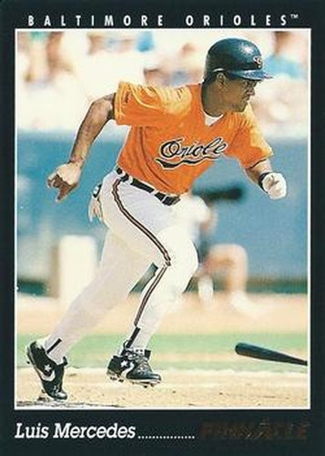 #376 Luis Mercedes - Baltimore Orioles - 1993 Pinnacle Baseball