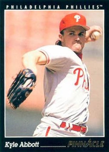 #378 Kyle Abbott - Philadelphia Phillies - 1993 Pinnacle Baseball