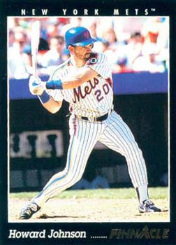 #389 Howard Johnson - New York Mets - 1993 Pinnacle Baseball