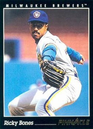 #393 Ricky Bones - Milwaukee Brewers - 1993 Pinnacle Baseball