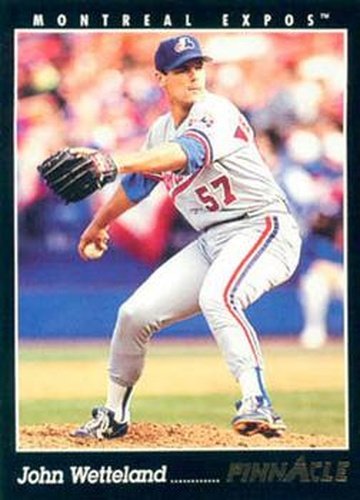 #397 John Wetteland - Montreal Expos - 1993 Pinnacle Baseball