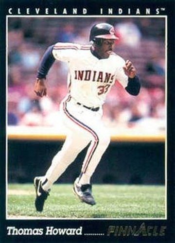 #399 Thomas Howard - Cleveland Indians - 1993 Pinnacle Baseball