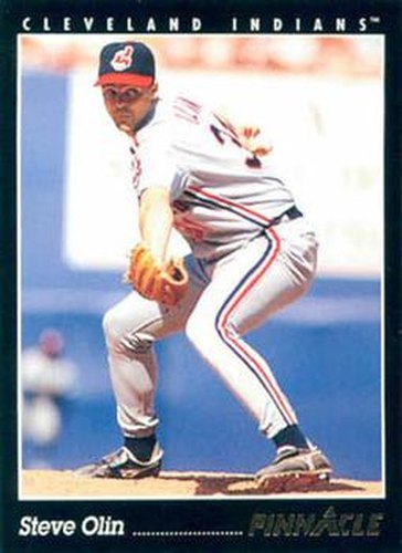 #410 Steve Olin - Cleveland Indians - 1993 Pinnacle Baseball