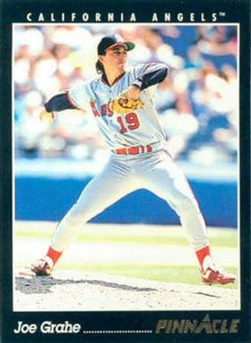 #412 Joe Grahe - California Angels - 1993 Pinnacle Baseball