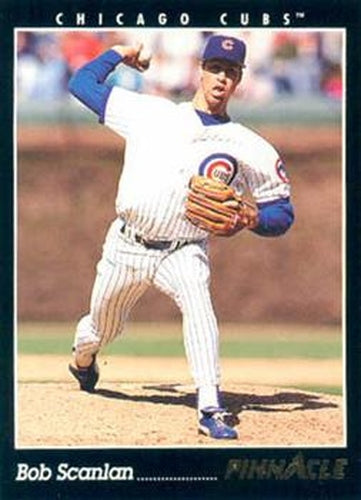 #417 Bob Scanlan - Chicago Cubs - 1993 Pinnacle Baseball