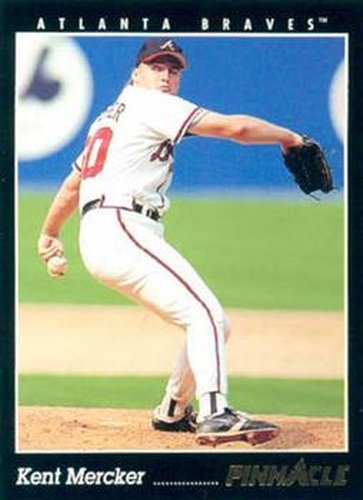 #418 Kent Mercker - Atlanta Braves - 1993 Pinnacle Baseball