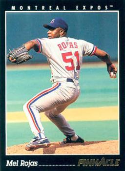 #419 Mel Rojas - Montreal Expos - 1993 Pinnacle Baseball