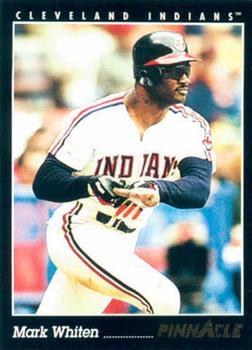 #420 Mark Whiten - Cleveland Indians - 1993 Pinnacle Baseball