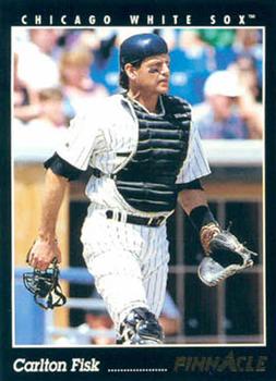 #421 Carlton Fisk - Chicago White Sox - 1993 Pinnacle Baseball