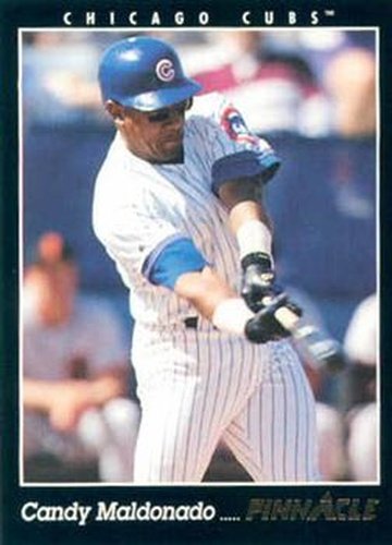 #422 Candy Maldonado - Chicago Cubs - 1993 Pinnacle Baseball