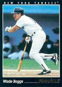 #424 Wade Boggs - New York Yankees - 1993 Pinnacle Baseball