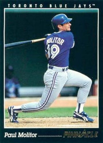 #428 Paul Molitor - Toronto Blue Jays - 1993 Pinnacle Baseball