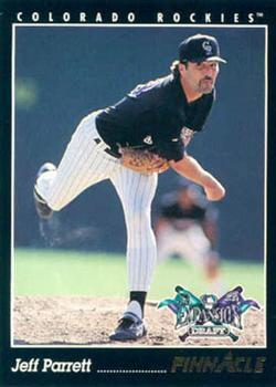 #431 Jeff Parrett - Colorado Rockies - 1993 Pinnacle Baseball