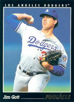 #435 Jim Gott - Los Angeles Dodgers - 1993 Pinnacle Baseball