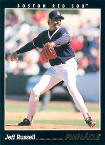 #444 Jeff Russell - Boston Red Sox - 1993 Pinnacle Baseball