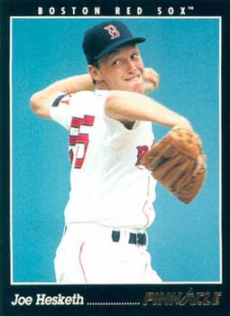 #448 Joe Hesketh - Boston Red Sox - 1993 Pinnacle Baseball