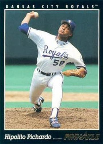 #450 Hipolito Pichardo - Kansas City Royals - 1993 Pinnacle Baseball