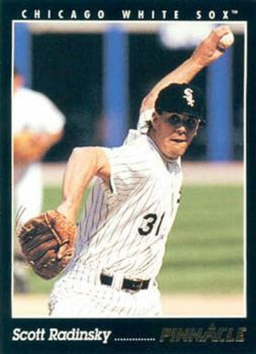 #451 Scott Radinsky - Chicago White Sox - 1993 Pinnacle Baseball