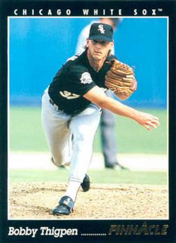 #452 Bobby Thigpen - Chicago White Sox - 1993 Pinnacle Baseball