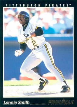 #454 Lonnie Smith - Pittsburgh Pirates - 1993 Pinnacle Baseball