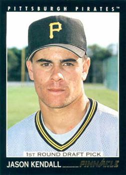 #458 Jason Kendall - Pittsburgh Pirates - 1993 Pinnacle Baseball