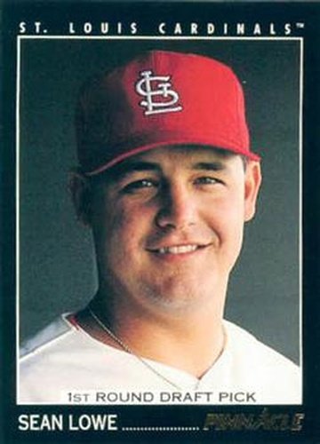 #461 Sean Lowe - St. Louis Cardinals - 1993 Pinnacle Baseball