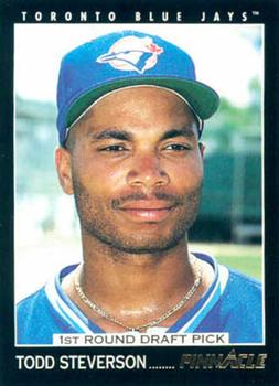 #464 Todd Steverson - Toronto Blue Jays - 1993 Pinnacle Baseball