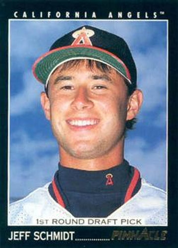 #469 Jeff Schmidt - California Angels - 1993 Pinnacle Baseball