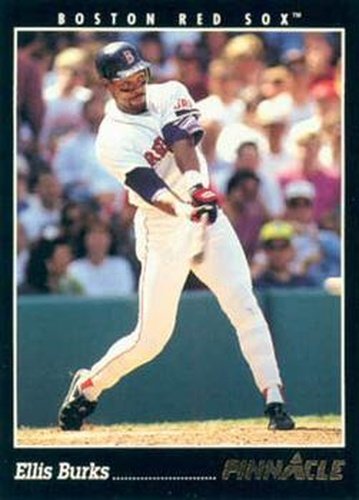#46 Ellis Burks - Boston Red Sox - 1993 Pinnacle Baseball