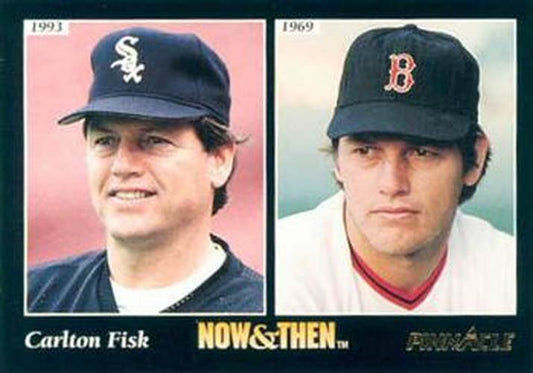 #475 Carlton Fisk - Chicago White Sox / Boston Red Sox - 1993 Pinnacle Baseball