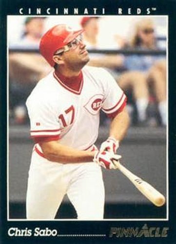 #47 Chris Sabo - Cincinnati Reds - 1993 Pinnacle Baseball