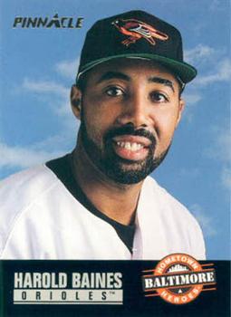 #488 Harold Baines - Baltimore Orioles - 1993 Pinnacle Baseball