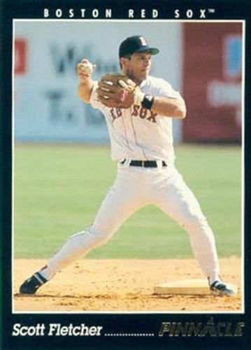 #495 Scott Fletcher - Boston Red Sox - 1993 Pinnacle Baseball