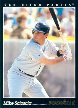 #498 Mike Scioscia - San Diego Padres - 1993 Pinnacle Baseball