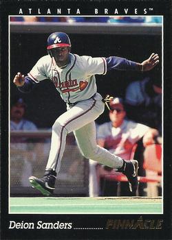#4 Deion Sanders - Atlanta Braves - 1993 Pinnacle Baseball