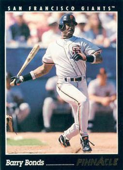 #504 Barry Bonds - San Francisco Giants - 1993 Pinnacle Baseball