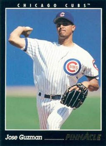 #505 Jose Guzman - Chicago Cubs - 1993 Pinnacle Baseball