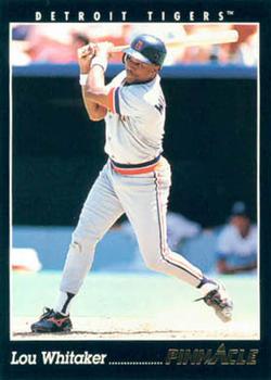 #509 Lou Whitaker - Detroit Tigers - 1993 Pinnacle Baseball